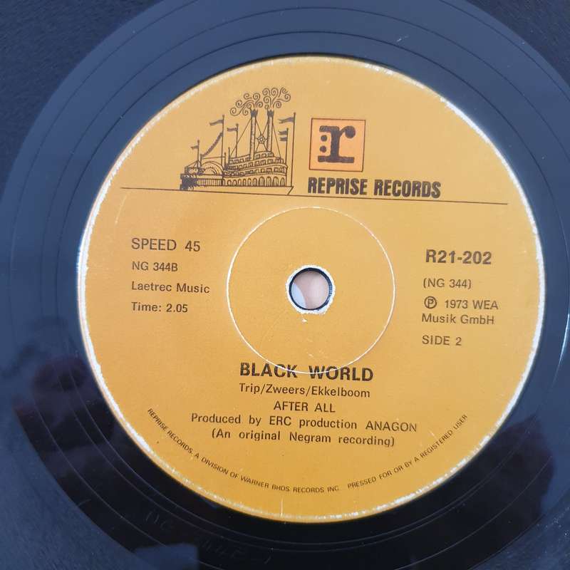 After All  If You Need Me - Vinyl 7" Record - Good Quality (G)
