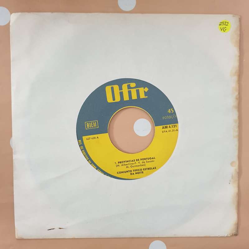 Conjunto Tipico "Estrelas Da Noite" - Vinyl 7" Record - Very-Good Quality (VG)