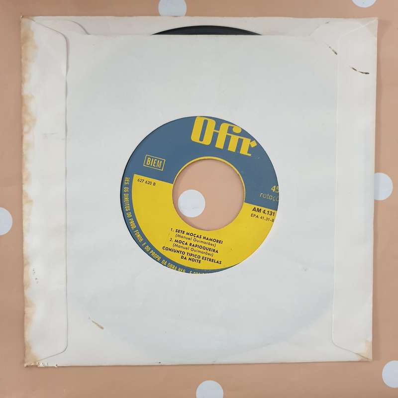 Conjunto Tipico "Estrelas Da Noite" - Vinyl 7" Record - Very-Good Quality (VG)