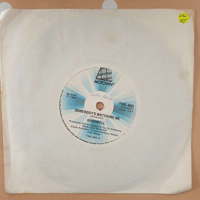 Rockwell  Somebody's Watching Me - Vinyl 7" Record - Very-Good Quality (VG)