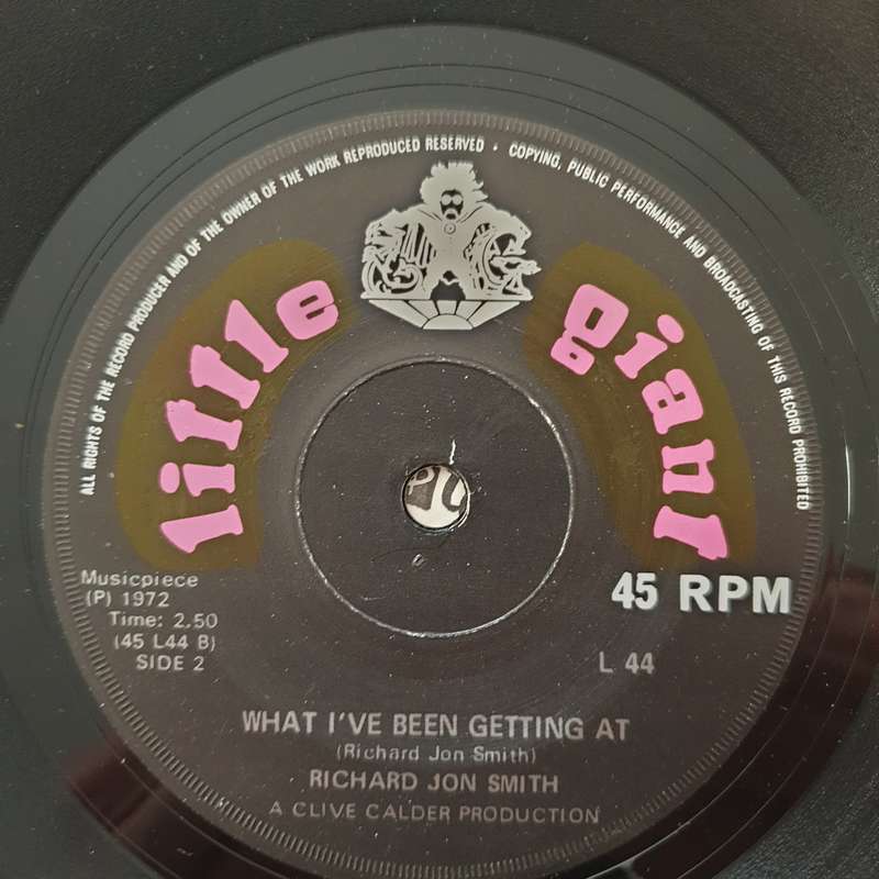 Richard Jon Smith  Candlelight / What I've Been Getting At - Vinyl 7" Record - Very-Good+ Q...