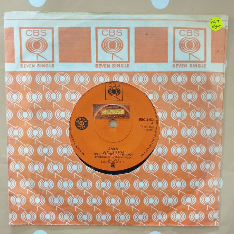 Peanut Butter Conspiracy  Amen / The Games People Play - Vinyl 7" Record - Very-Good+ Quali...