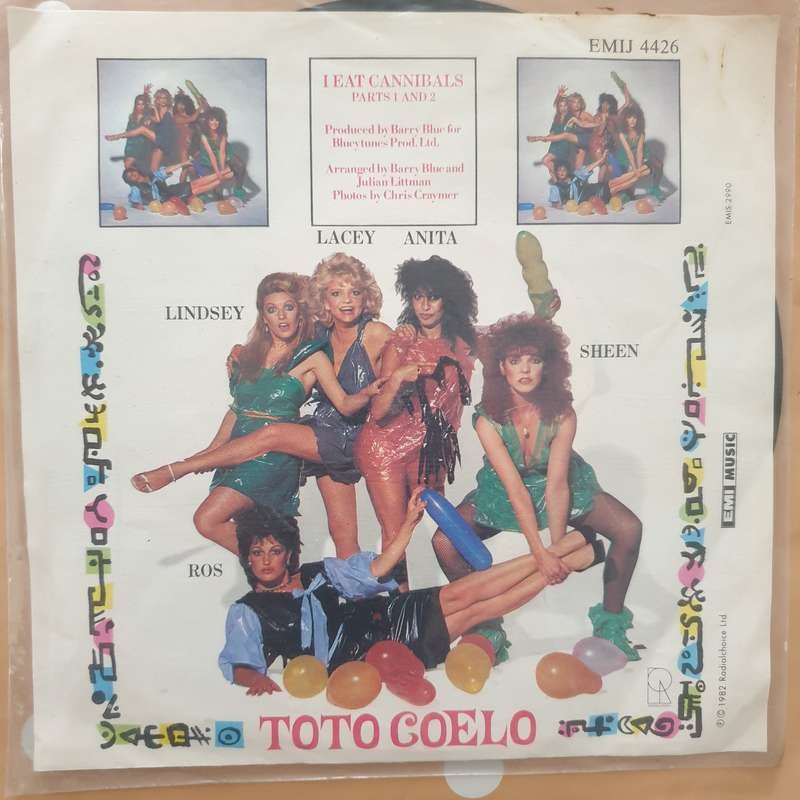 Toto Coelo  I Eat Cannibals - Vinyl 7" Record - Very-Good+ Quality (VG+)