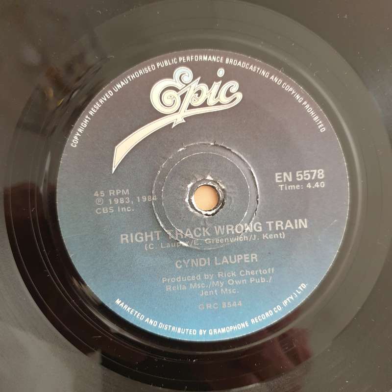 Cyndi Lauper  Girls Just Want To Have Fun - Vinyl 7" Record - Very-Good Quality (VG)