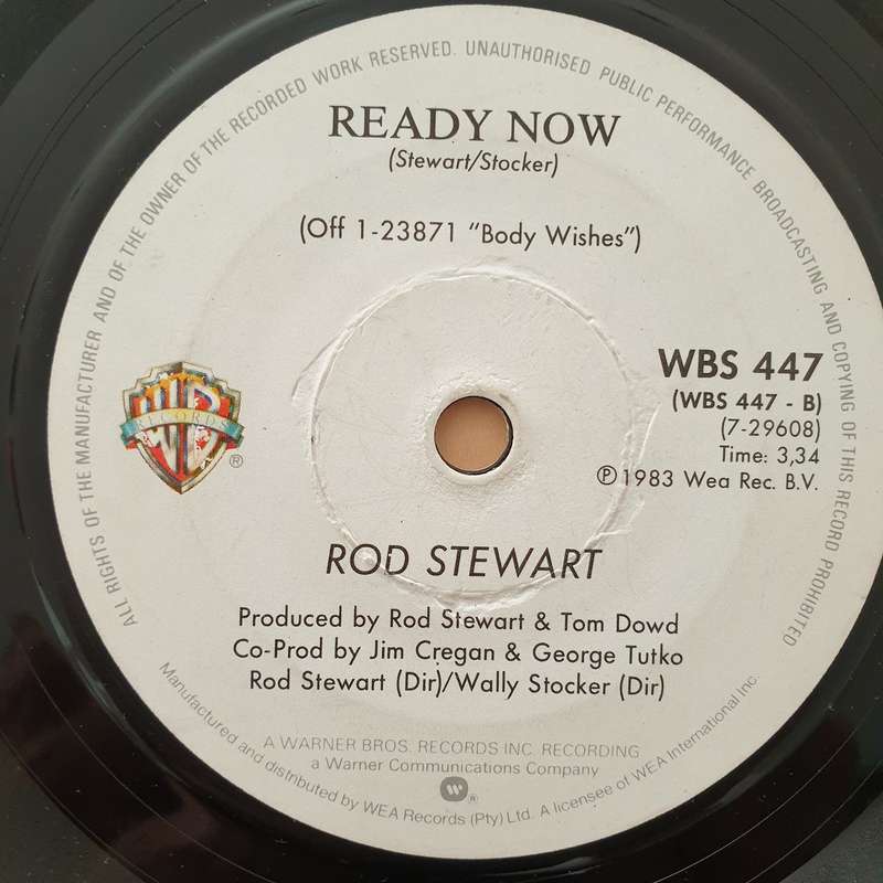 Rod Stewart - Baby Jane - Vinyl 7" Record - Very-Good Quality (VG)
