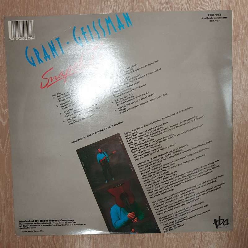 Grant Geissman - Snapshots - Vinyl LP Record- Near Mint Condition - (NM) (Vinyl Specials)