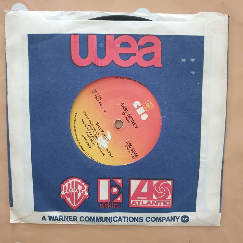 Billy Joel  Tell Her About It - Vinyl 7" Record - Very-Good+ Quality (VG+)