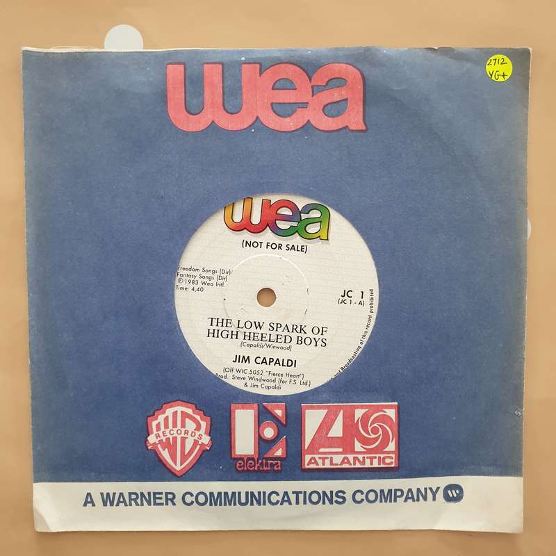 Jim Capaldi - The Low Spark Of High Heeled Boys (Promotional Album) - Vinyl 7" Record - Very-Good...
