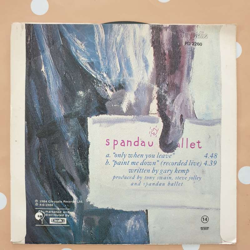 Spandau Ballet  Only When You Leave - Vinyl 7" Record - Very-Good+ Quality (VG+)