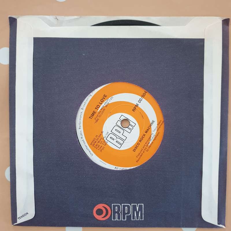 Disco Rock Machine - Living for the City - Vinyl 7" Record - Very-Good+ Quality (VG+)