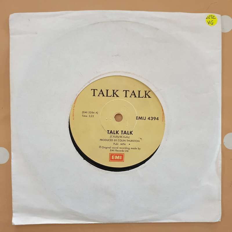 Talk Talk  Talk Talk - Vinyl 7" Record - Very-Good+ Quality (VG+)