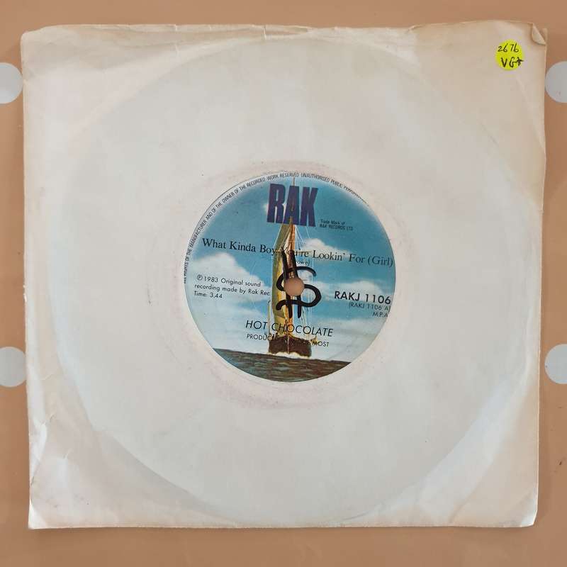 Hot Chocolate  What Kinda Boy You're Lookin' For (Girl)- Vinyl 7" Record - Very-Good+ Quali...