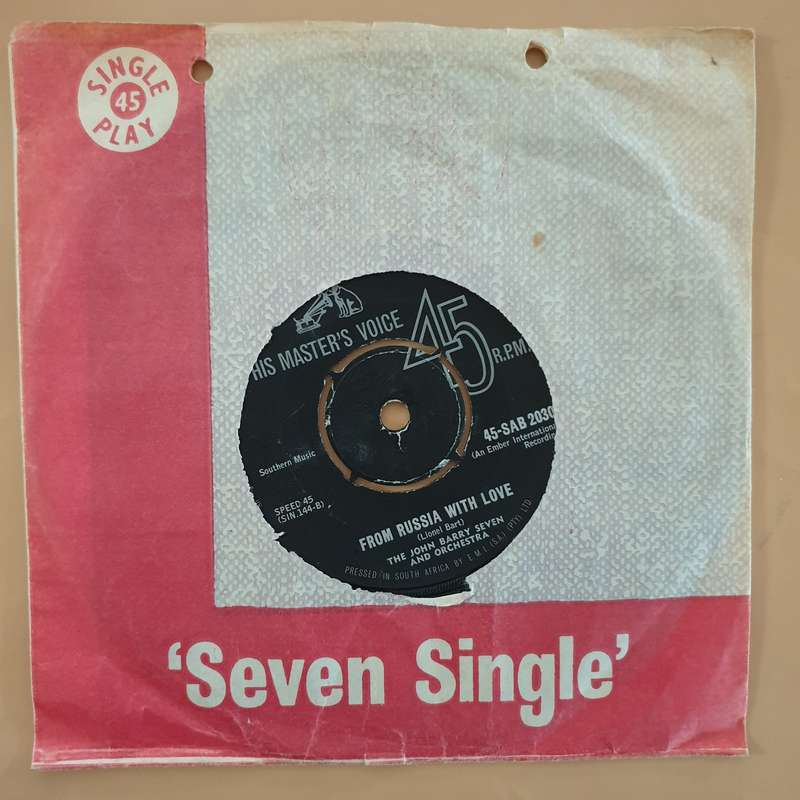 The John Barry Seven And Orchestra  007 / From Russia With Love - Vinyl 7" Record - Very-Go...