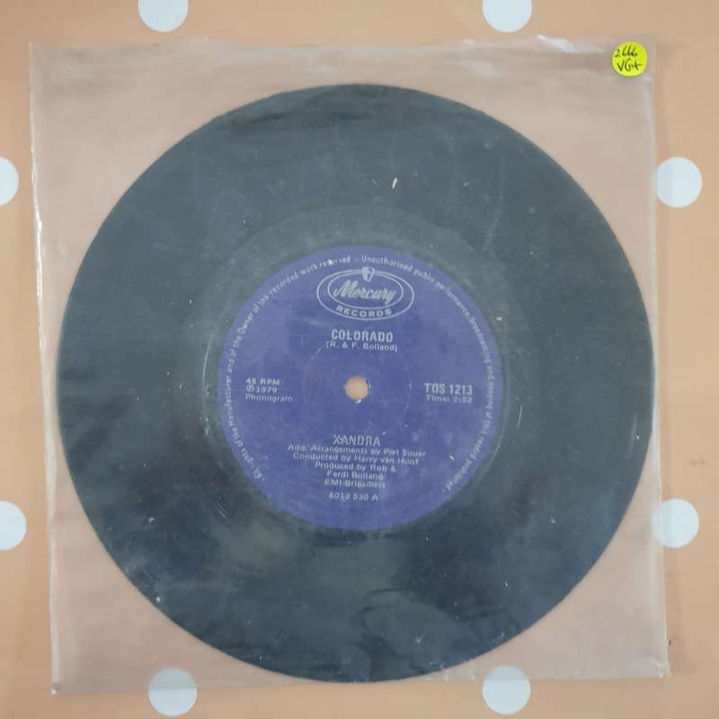 Xandra  Colorado - Vinyl 7" Record - Very-Good+ Quality (VG+)