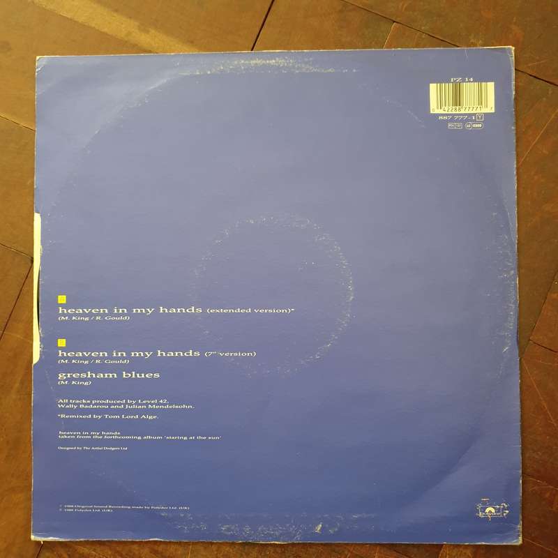 Level 42  Heaven In My Hands - Vinyl LP Record - Very-Good- Quality (VG-)