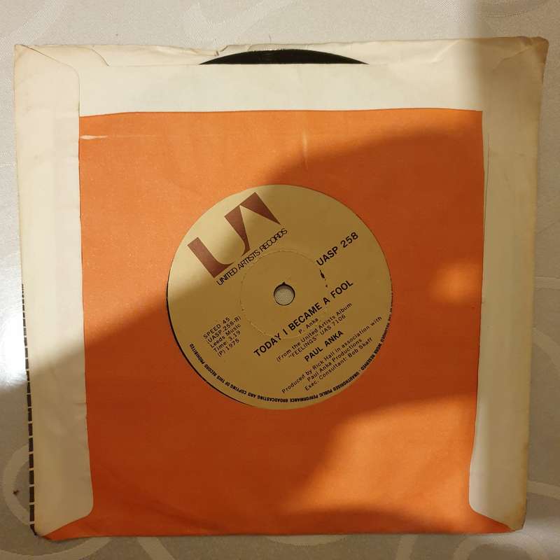 Paul Anka  (I Believe) There's Nothing Stronger Than Our Love - Vinyl 7" Record - Very-Good...