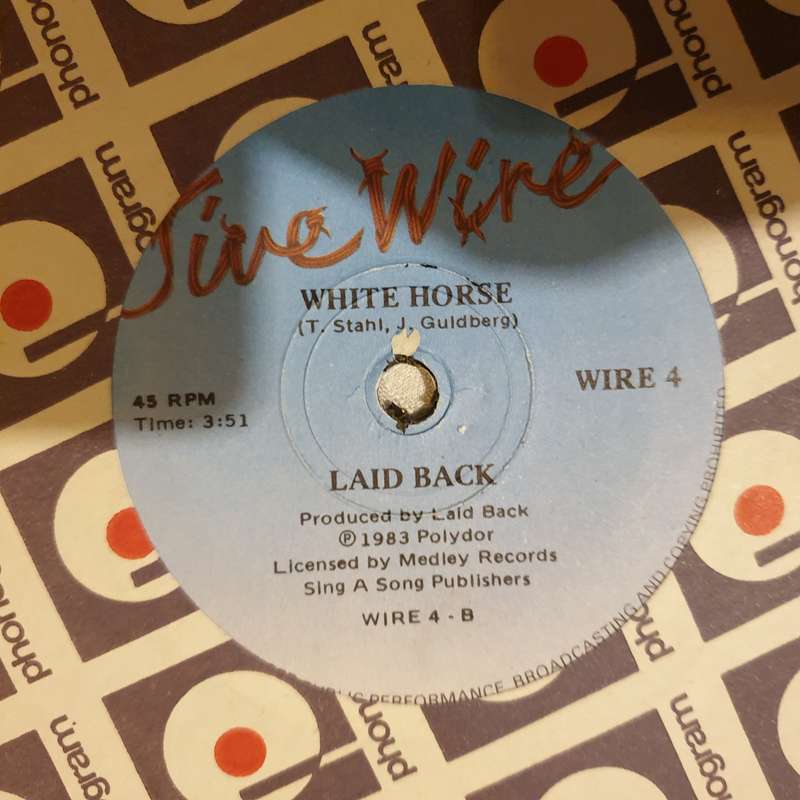 Laid Back  Sunshine Reggae / White Horse - Vinyl 7" Record - Very-Good+ Quality (VG+)