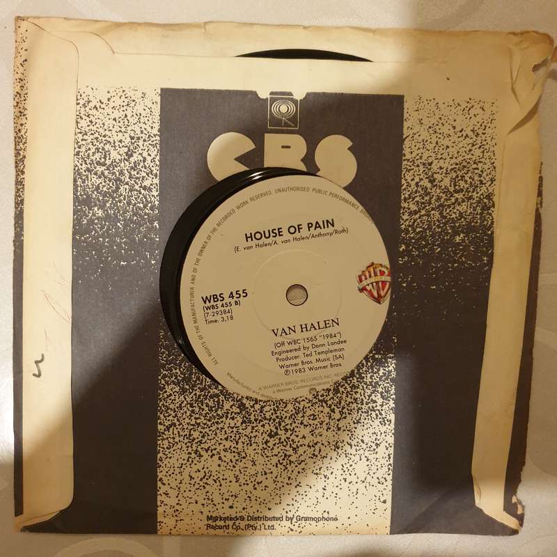 Van Halen  Jump - Vinyl 7" Record - Very-Good+ Quality (VG+)