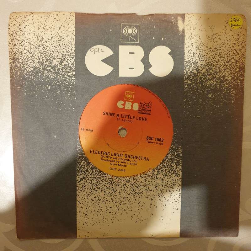 Electric Light Orchestra  Shine A Little Love - Vinyl 7" Record - Very-Good+ Quality (VG+)