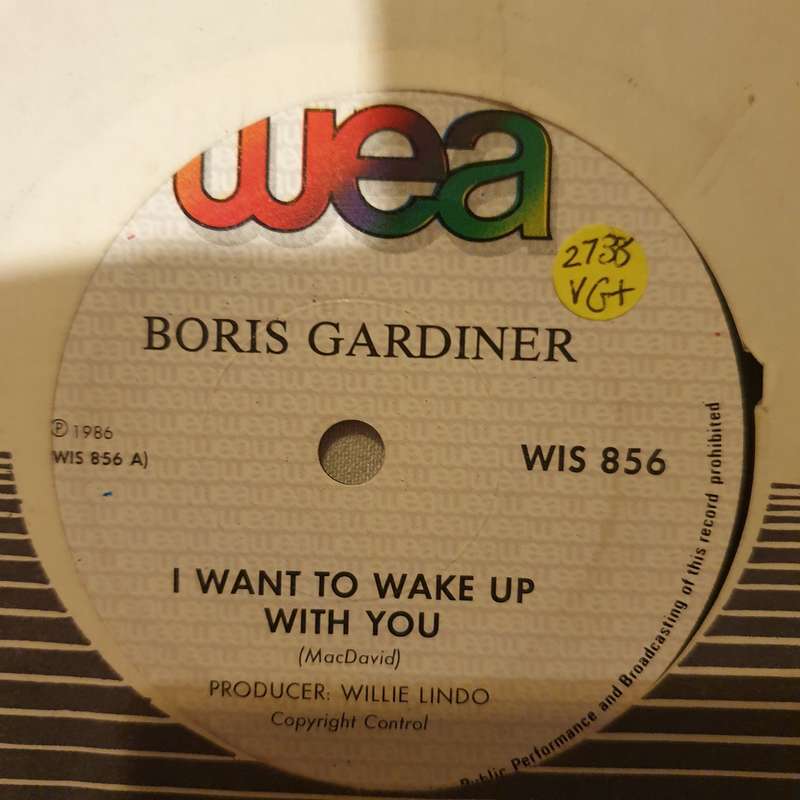 Boris Gardiner  I Want To Wake Up With You - Vinyl 7" Record - Very-Good+ Quality (VG+)