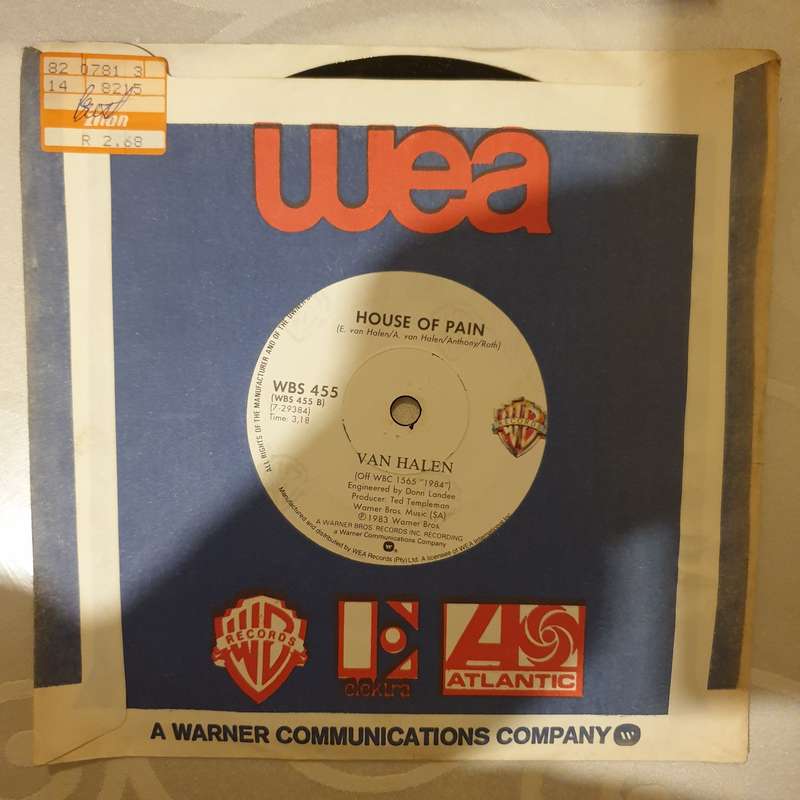 Van Halen  Jump - Vinyl 7" Record - Very-Good+ Quality (VG+)