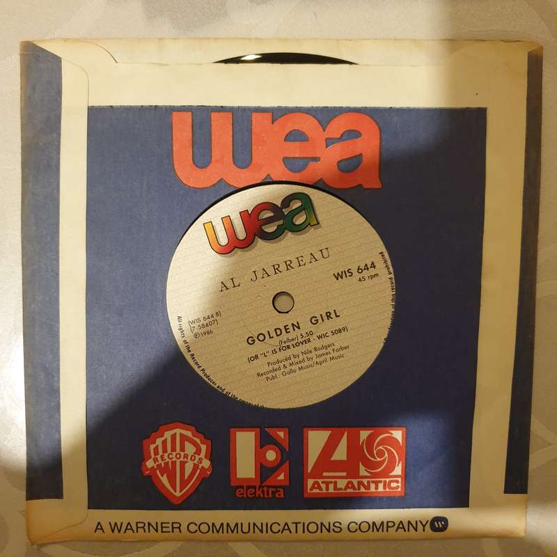 Al Jarreau  Moonlighting (Theme) - Vinyl 7" Record - Very-Good+ Quality (VG+)