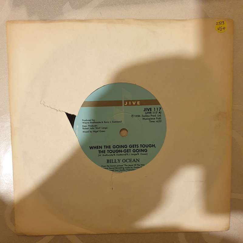 Billy Ocean  When The Going Gets Tough, The Tough Get Going - Vinyl 7" Record - Very-Good+ ...