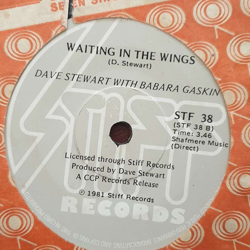 Dave Stewart With Barbara Gaskin  It's My Party - Vinyl 7" Record - Very-Good Quality (VG)