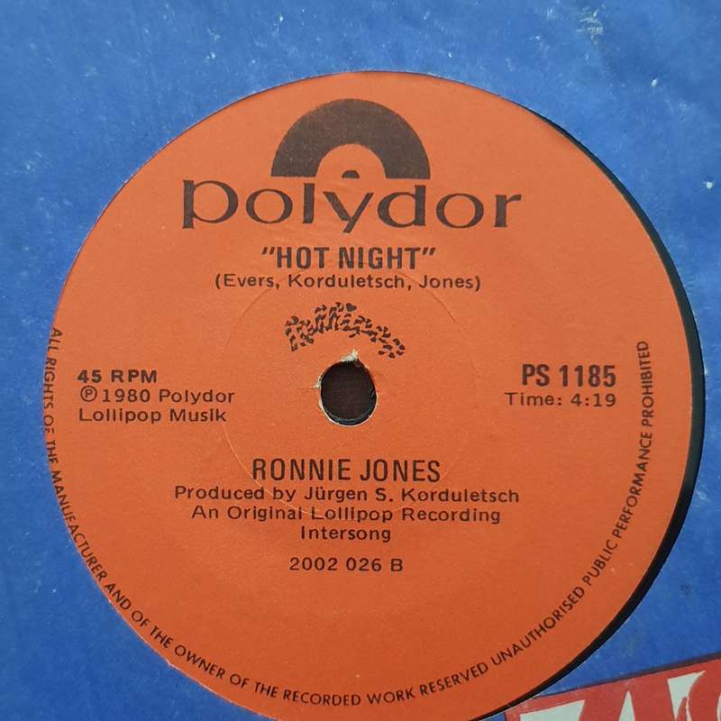 Ronnie Jones &  Disco Circus - Let's Do It Again - Vinyl 7" Record - Very-Good+ Quality (VG+)