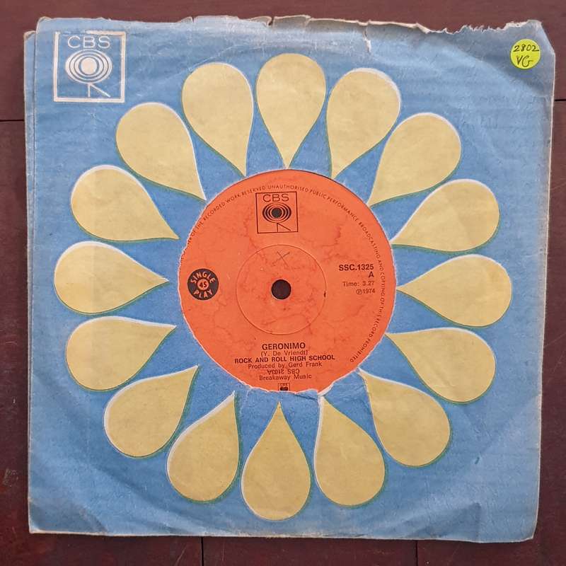 Rock And Roll High School  Geronimo - Vinyl 7" Record - Very-Good Quality (VG)
