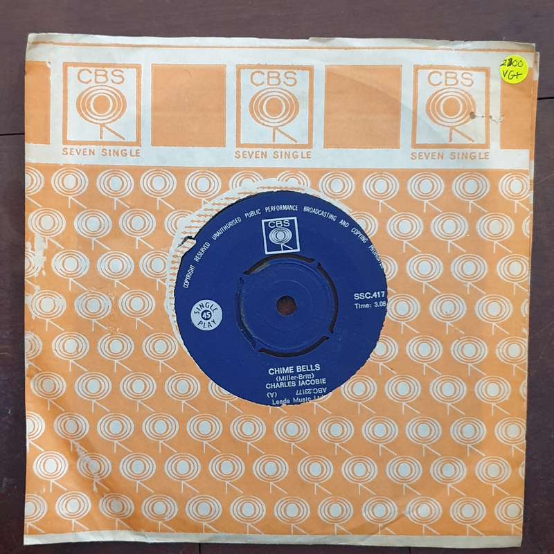Charles Jacobie - Chime Bells - Vinyl 7" Record - Very-Good+ Quality (VG+)