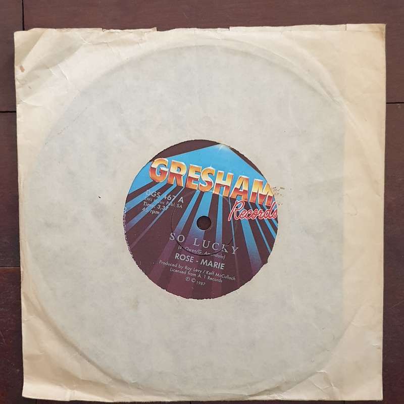 Rose Marie - So Lucky - Vinyl 7" Record - Very-Good+ Quality (VG+)