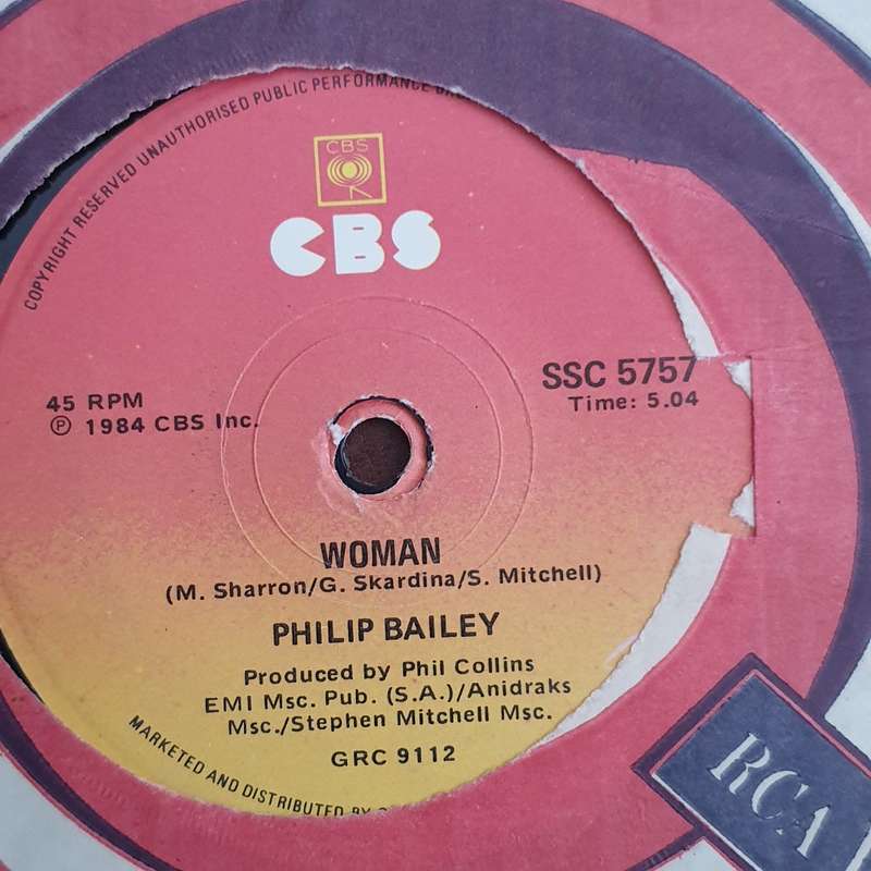 Philip Bailey Duet With Phil Collins  Easy Lover - Vinyl 7" Record - Good+ Quality (G+)