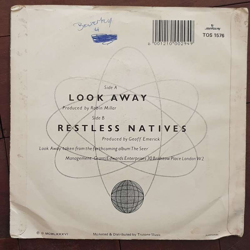 Big Country  Look Away - Vinyl 7" Record - Very-Good Quality (VG)