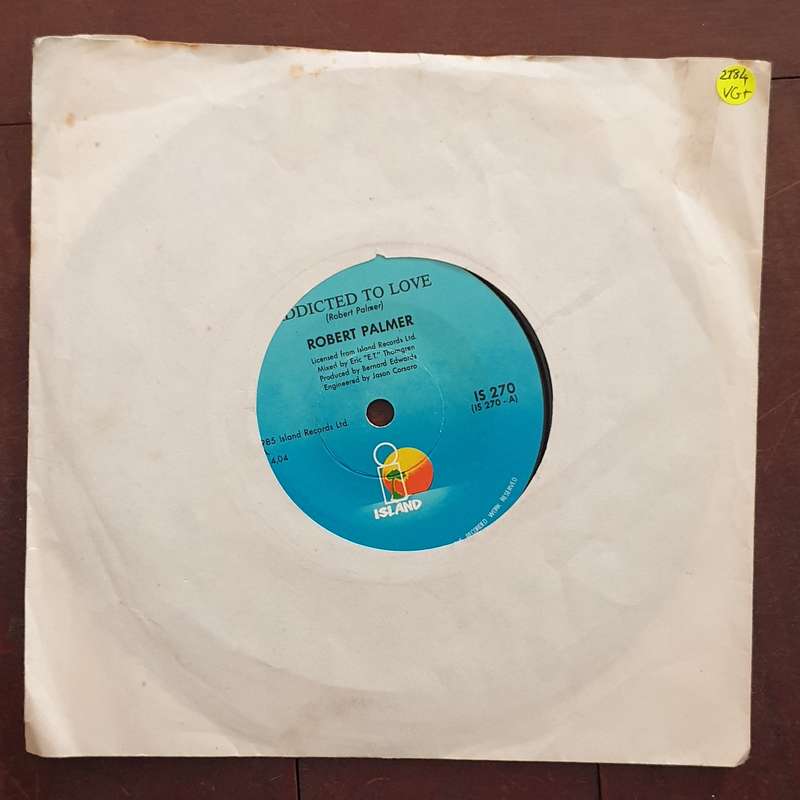 Robert Palmer  Addicted To Love - Vinyl 7" Record - Very-Good+ Quality (VG+)