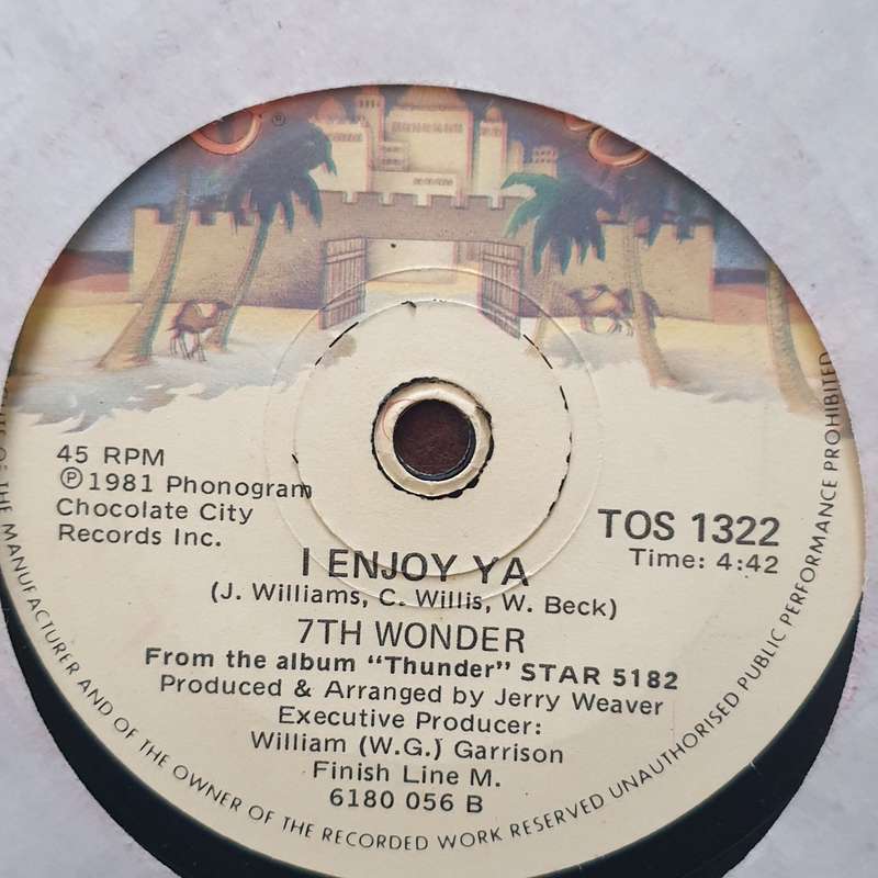 7th Wonder  The Tilt / Missin' Out - Vinyl 7" Record - Very-Good+ Quality (VG+)