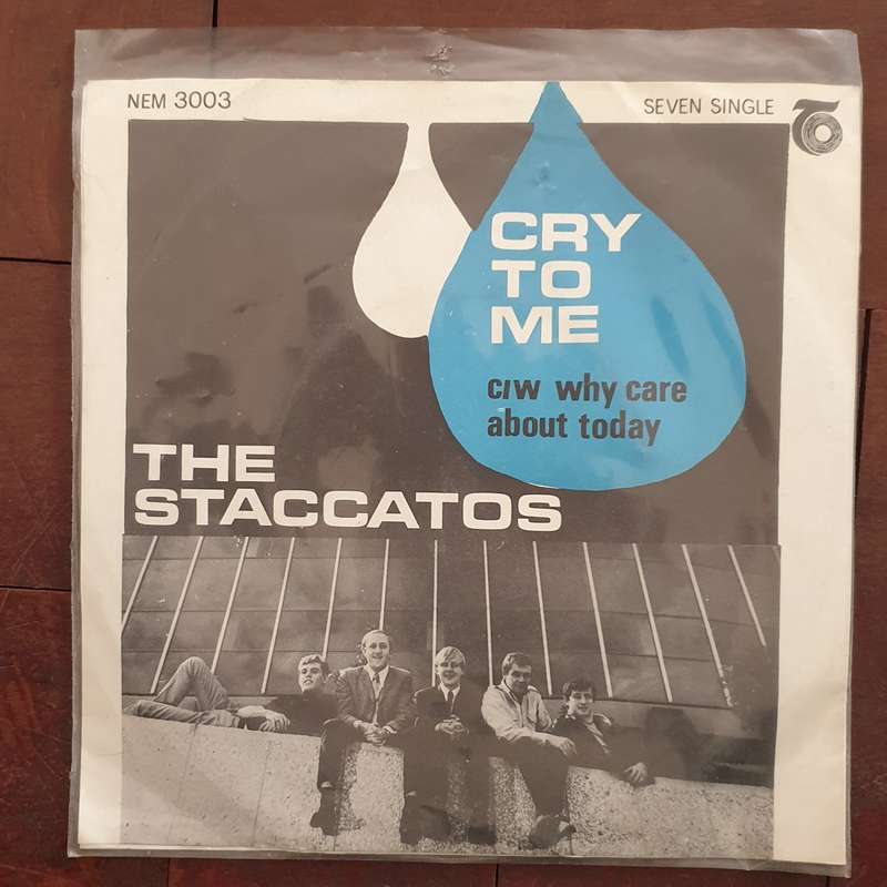 The Staccatos  Cry To Me - Vinyl 7" Record - Very-Good+ Quality (VG+)