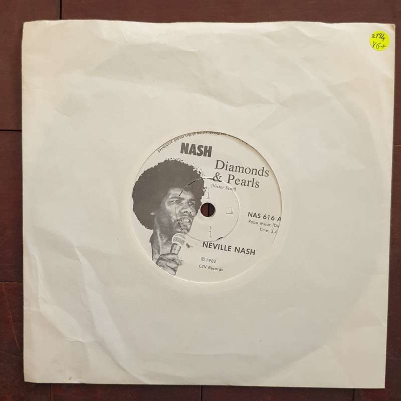 Neville Nash  Diamonds & Pearls - Vinyl 7" Record - Very-Good+ Quality (VG+)