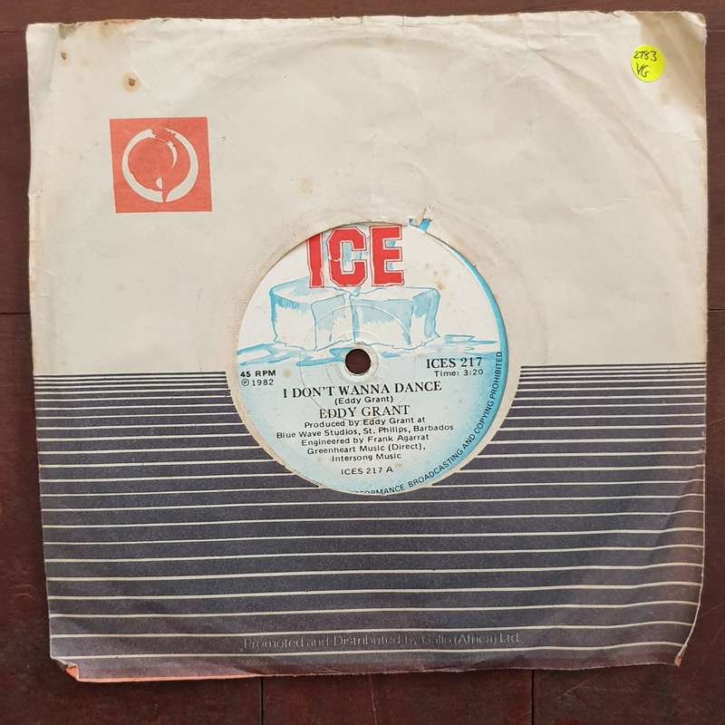 Eddy Grant  I Don't Wanna Dance - Vinyl 7" Record - Very-Good Quality (VG)