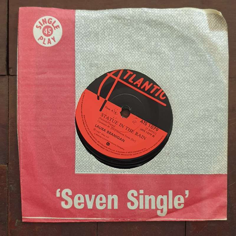 Laura Branigan  Shattered Glass - Vinyl 7" Record - Very-Good+ Quality (VG+)