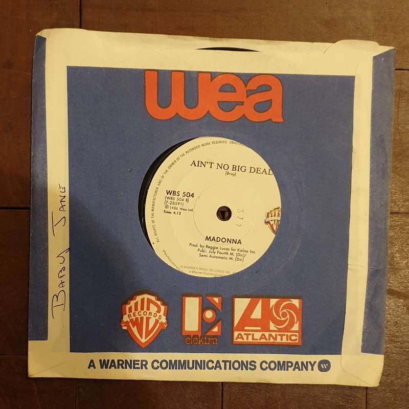 Madonna  True Blue - Vinyl 7" Record - Very-Good Quality (VG)