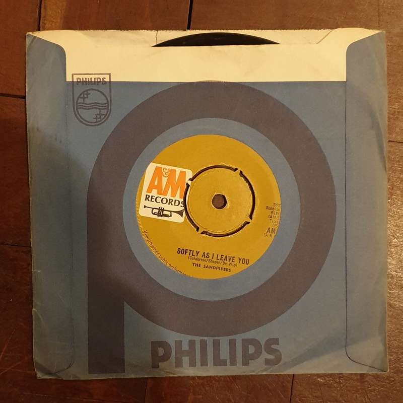 The Sandpipers  Cuando Salí De Cuba / Softly As I Leave You - Vinyl 7" Record - Very-Good+...