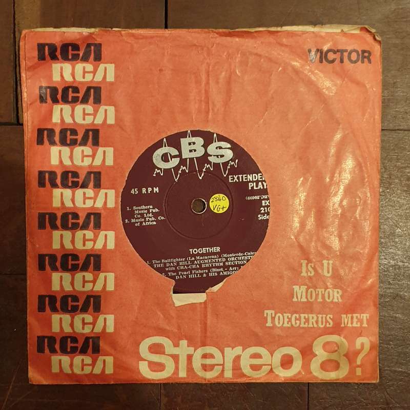 Dan Hill And Ray Conniff  Together - Vinyl 7" Record - Very-Good+ Quality (VG+)