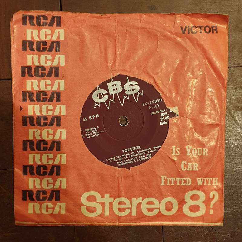 Dan Hill And Ray Conniff  Together - Vinyl 7" Record - Very-Good+ Quality (VG+)