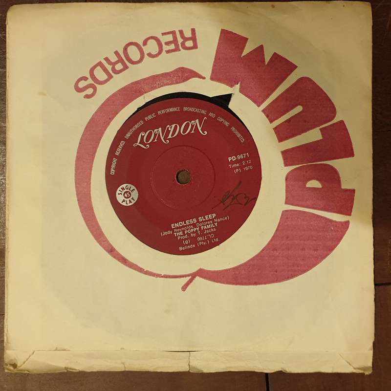 The Poppy Family  Which Way You Goin' Billy? / Endless Sleep - Vinyl 7" Record - Good+ Qual...