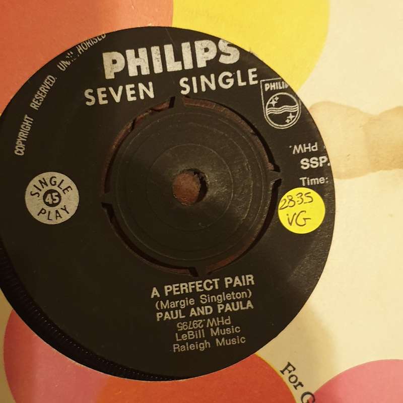 Paul And Paula  First Day Back At School - Vinyl 7" Record - Very-Good Quality (VG)