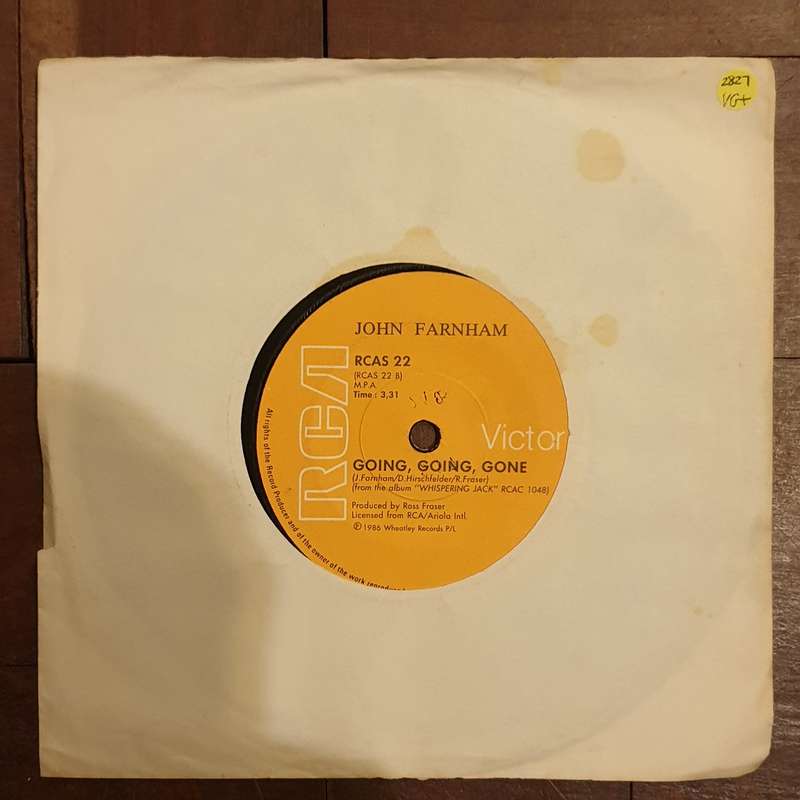 John Farnham  You're The Voice - Vinyl 7" Record - Very-Good+ Quality (VG+)