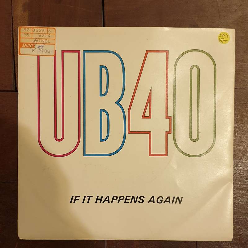 UB40  If It Happens Again - Vinyl 7" Record - Very-Good+ Quality (VG+)