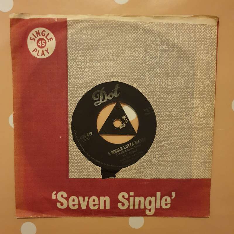 Pat Boone  Angel Talk / A Whole Lotta Water - Vinyl 7" Record - Very-Good+ Quality (VG+)