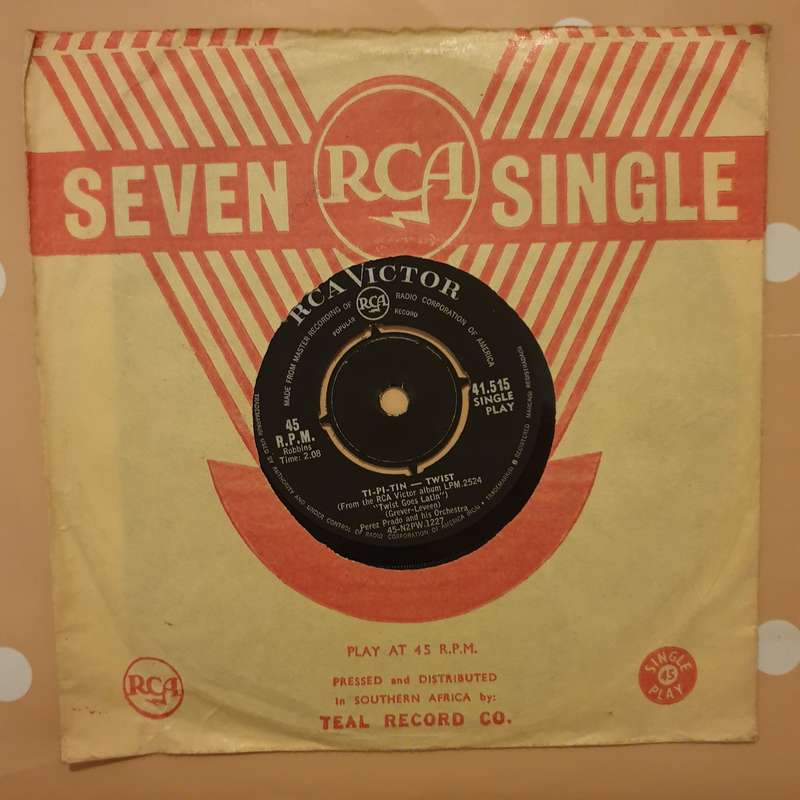 Perez Prado  Patricia Twist -  Vinyl 7" Record - Very-Good+ Quality (VG+)